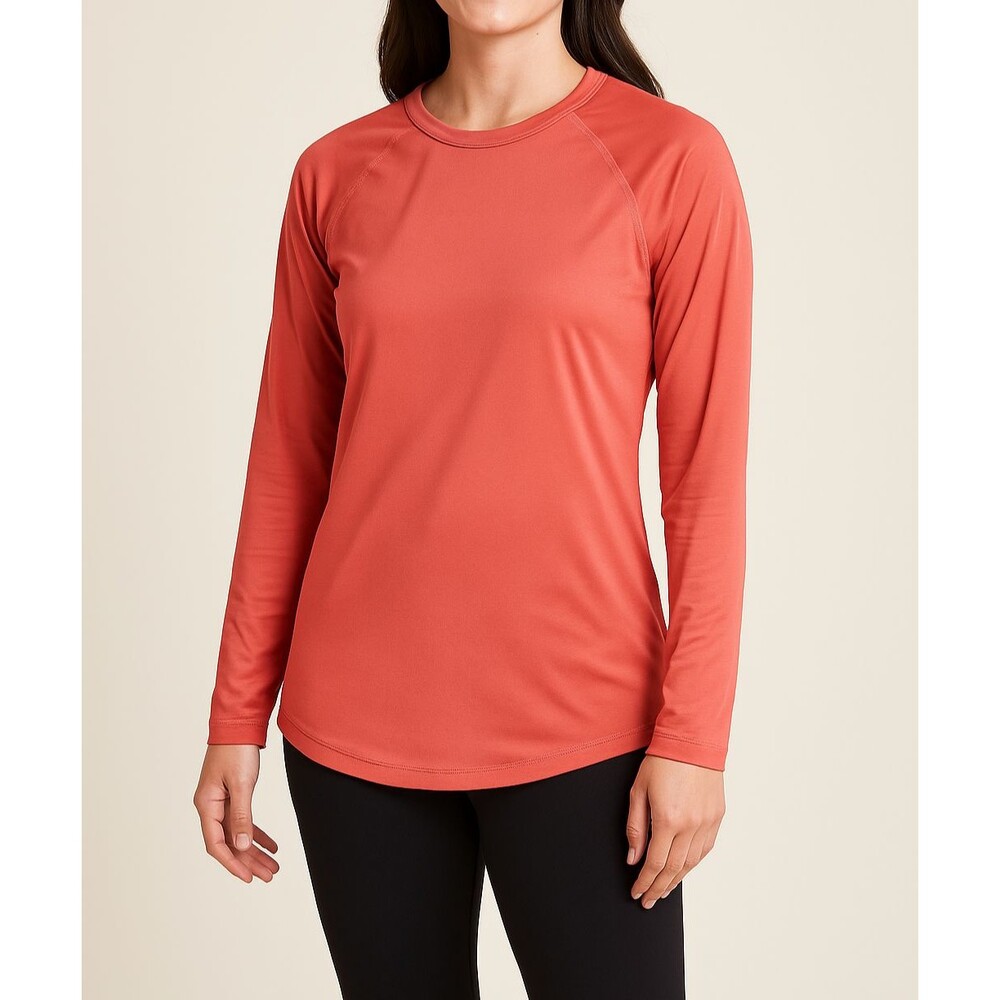 The American Outdoorsman Coral Long Sleeve Shirt Women’s Size M Activewear‎ Top